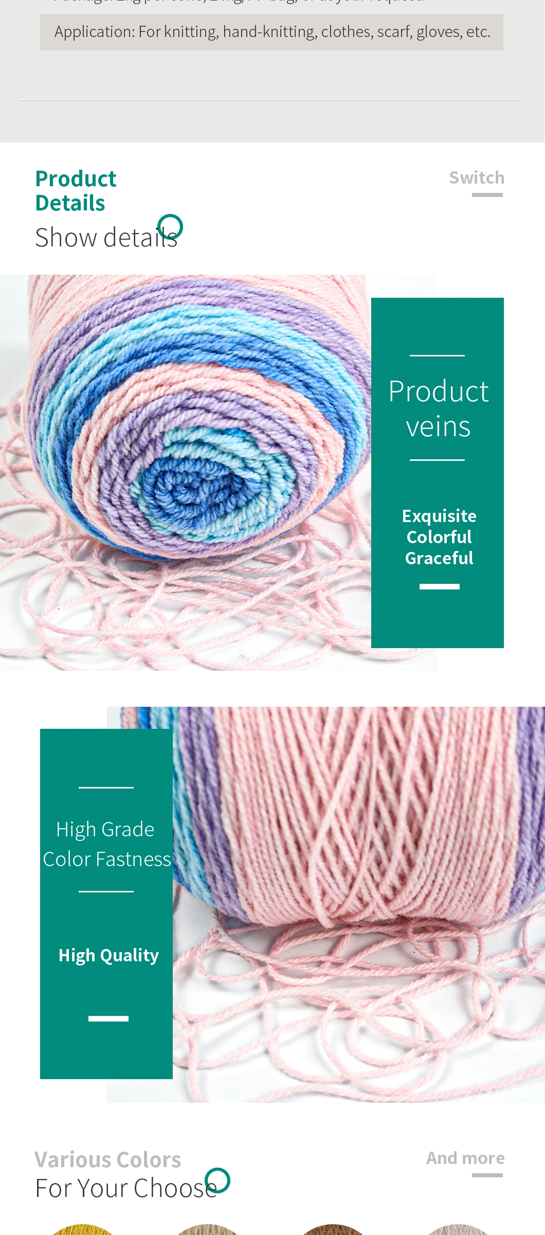 Kingeagle New Design Wholesale Colored Mohair Blended Knitting Yarn Free Sample