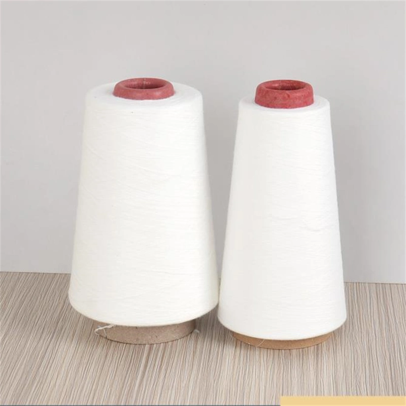 Competitive Raw White 60/40 55/45 50/50 CVC PC Blended Cotton Polyester Yarn