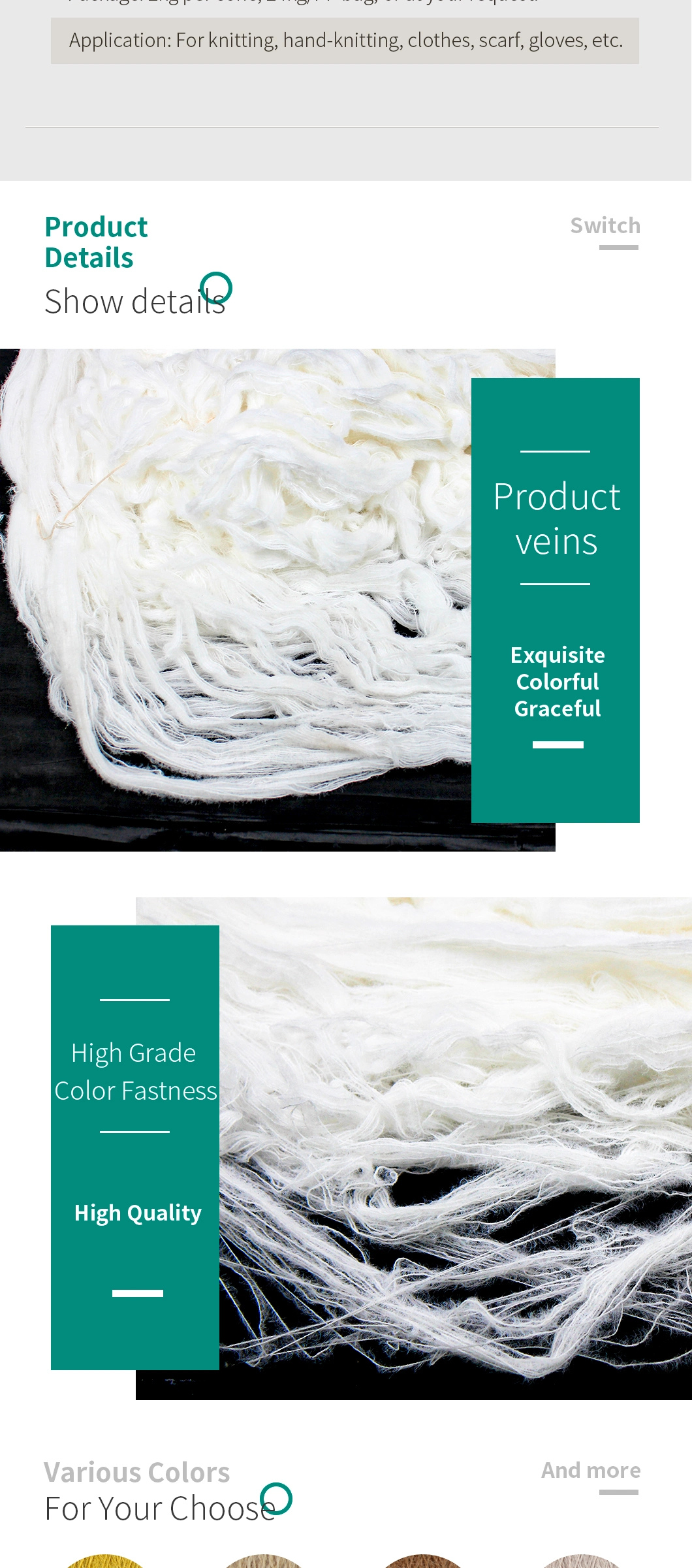 Kingeagle 2022 Professional Supplier New Style Mink Matt 100% Nylon Feather Fancy Knitting Yarn