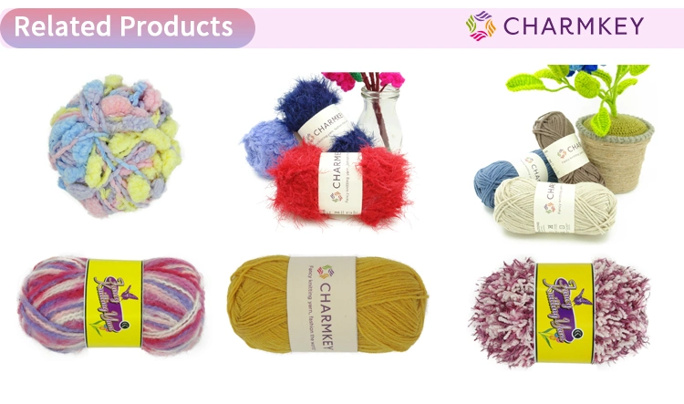 Charmkey High Quality 100% Acrylic Yarn for Hand Knitting Sweaters