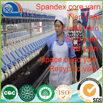 Tt Tr Tc Cr PV PE Pr Rohweiß gefärbtes Rayon-Baumwoll-Polyester-Viskose-Mischgarn (5s~120s) (Zertifikat: Oeko-tex100/GRS/BCI/GOTS/FSC/OBP)