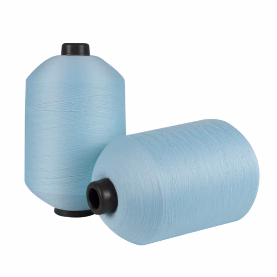 75D/36f/2 Polyester-Dope-gefärbtes, strukturiertes, hochelastisches Polyestergarn für Socken oder Vamp