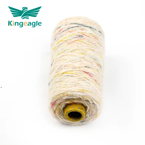 Kingeagle Woll-Mohair-Garn zum Stricken und Häkeln, 5,5 nm